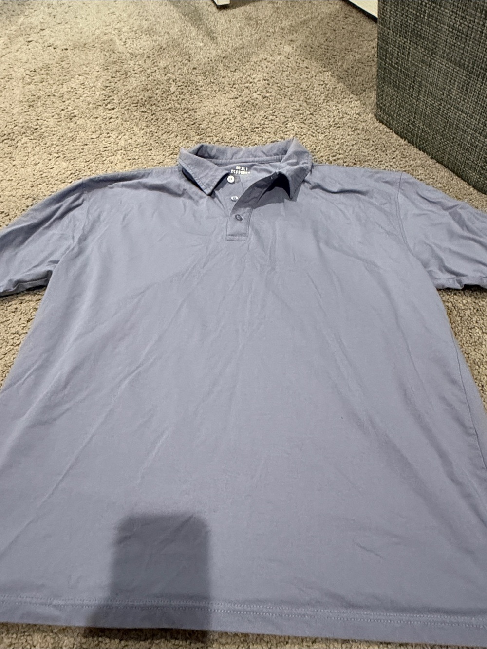 Built Different- Men's Light Blue Polo Shirt - 2XL